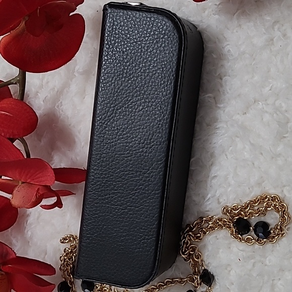 Kenneth Cole New York Magnetic Eyeglasses Sunglasses Hard Case Black pebbled - Picture 7 of 7